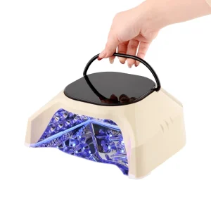 Factory Newest 86W Mirror finish Nail Salon Use Rechargeable Manicure Machine Nail Lamp Gel Light with Handle