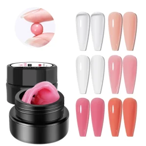 Factory OEM ODM Nail Supplies Jelly Gel 15ml UV Hand Gel Extend Sculpture Gel Nails Non flow Nail Art