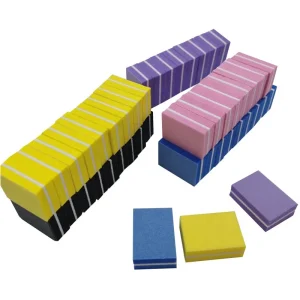Factory OEM Orange Nail File Disposable Mini Nail Buffer Block Buffs