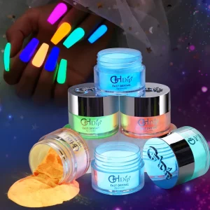 Factory Polymer Nail Powder Luminous Acrylic Powder With 2000 Colors for Choice