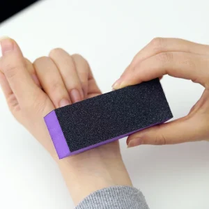 Factory Price 3 Way Rectangular Nail Buffering Files Mini Nail Buffer Block Sponge Block for Nail Tools