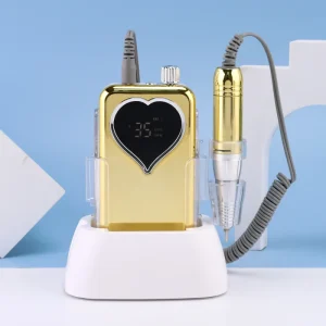 Factory Price Electric Portable Nail Drill Machine Polisher 35000rpm Rechargeable for Nail Salon Academy