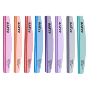 Factory Price Multiple Colors Thick Sponge Mini Double Sided Nail File 100 180 Buffers for Nails