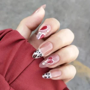 Factory Price Nail Decoration 2D Rose Gold Black Art Nail Stickers Fingernail Decals