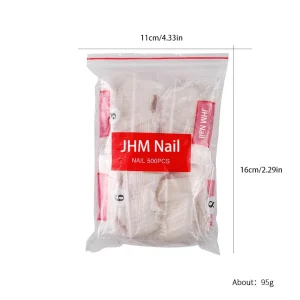 Factory Price Nail Tips Full Cover Custom or Standard Nail Almond Tips Finger Fashionable French China