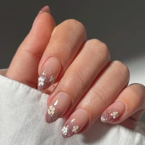 Factory Prices Press on Nails Art Fancy Reusable Women Handmade Paint Frosted Cute rainbow Flower Cartoon False Nails