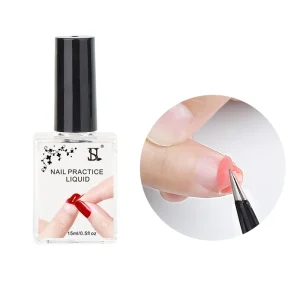 Factory Private Label Air Dry 15ml Practice Protectant Peel Off Nail Gel Polish
