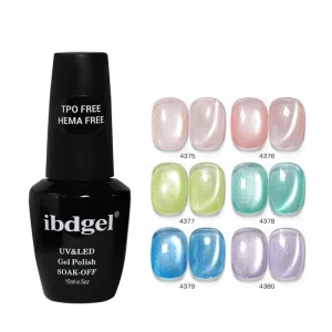 Factory Professional Nail Supplies 10 Colors 15ml Sea Salt Mint UV Gel Nail Polish Set
