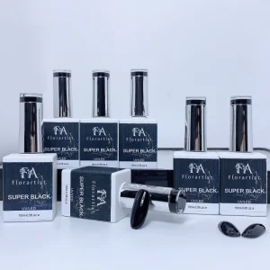 Factory Super Black Gel Soak off UV Gel Private Label Nail Polish Gel Color