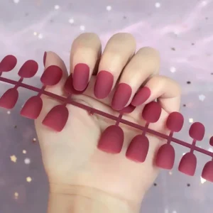 Fakenail False Nail Round Matte Medium Press on Nails Private Label Artificial Nails