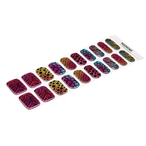 Fashion Design Gel Nail Wraps Popular Design Gel Nail Stickers Semi Cured Gel Nail Strips