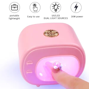 Fashionable High Quality Rechargeable Mini Nail Lamp Cordless LED Nail Polish Gel Dryer Curing Light UV Nail Lamps