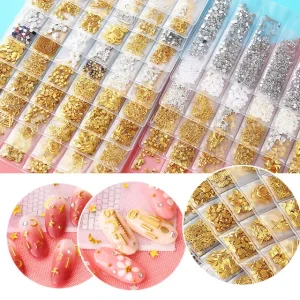 Fashionable Metal Ocean Animal Shape Nail Art Supplies Decoration Metal Alloy Nail Art