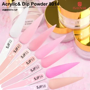 Fast Dry Acrylic Nail Art Dip Powder High Quality Multi Color For Beauty Salon Use