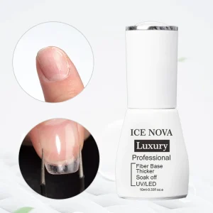 Fiber Base Thicker Gel Nail Polish OEM Nail Supply Hema Free Custom Logo Rubber Base UV Gel Polish