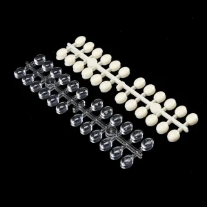 Flat Bottom Color Chart Cateyes Ellipse Nail Art Polish Display Board Color Showing Color Tip for Nail Salon Painting Art