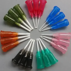 Flexible PP Plastic TIPS PP Dispensing Needle Plastic Tips For Dispenser Machine 14G 25G 1 2inch 1inch 3 2inch