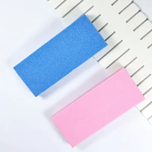 Foam Square 4 Sided Square Colorful Grit Pedicure OEM ODM Soft Polish Sanding Sponge Buffer File Nail Art Manicure Block
