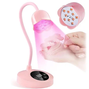Foldable UV LED Nail Dryer High Power Cordless Portable Home Salon Use for Manicure and Jewelry Work