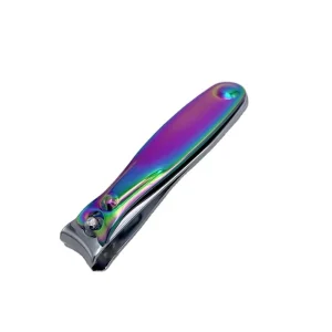 Foshan FengDeLi Manufacturer’s Big Size Carbon Steel Handle Finger Toenail Clippers Cutter Rainbow Multicolour Nail Care
