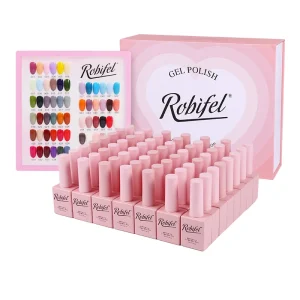 Free Customized Logo Professional Salon 60 Color UV Gel Polish Nail Set