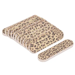 Free Sample Custom Design 150 150 Grit Manicure Emery Board 6cm Mini Nail File Custom Logo Disposable Small Wood Nail File
