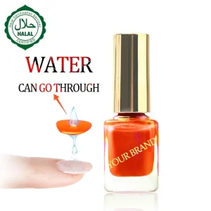 Free Sample Private Label Breathable Water Nail Polish Halal Nai Polish with 100 Colors Glossy matte Nail Polish