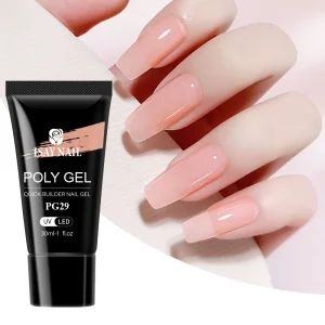Free Sample Professional Private Label 15ml 30ml 60ml Soak Off Uv Led Luminous Poly Gel Hema Free Long Lasting Poly Nail Gel Kit