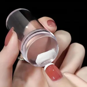 French Nail Art Stamper Transparent Silicone Headed Multi function Printing Tool Private Label Nail
