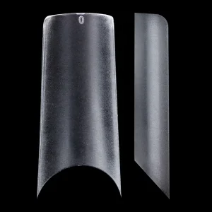 French Nail Tips Hot Selling Professional Long Coffin Fingernail Tip Salon Nail Half Cover Nails