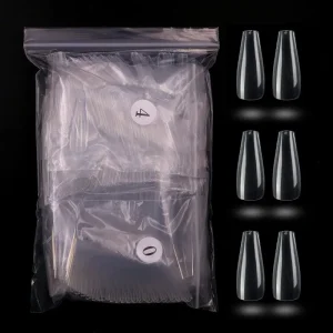 Full Cover 500pcs Vegan Nail Tips Coffin Ballerina Press on Nails