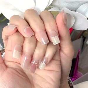 Full Cover Nail Art Decorations Press on Polish Gel Strips Wraps Fast Curing with Lamp Quick Delivery Stickers Decals