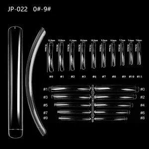 Full Cover Straight Competitive Price Nail Tips Extra Long XXXL Square No C Curve Clear Nail Tips 12 Sizes