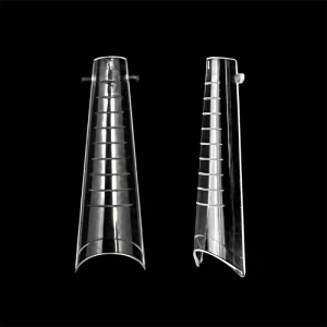 Full Coverage Acrylic Nail Extension Molds Reusable DIY Home Nail Art Salon