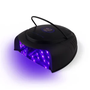 Full Metal Black Nail Dryer Lamp Rechargeable Portable Nail UV LED Lamp 64W Fast Curing Gel Polish Nail Lamp for Salon