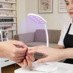Gel Nail Dryer Finger Tip Extended Nails Jewelry Inlay Flexible 360 Degree Nail Spa Table Lamps Portable Nail Dryer