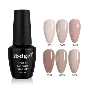 Gel Nail Polish Set Nude Series Custom Logo Private Label OEM ODM Professional Salon UV LED Gel