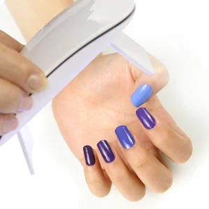 Gel Nail Wraps Semi cured Long Lasting Fashionable Gel Nail Strips Popular in Japan Gel Nail with the UV Light