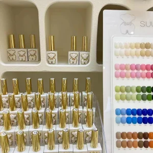 Gel Polish Set Popular Professional Fashion 100 Colors 15ml Nail Art UV LED Curing Gel Nail Top&Base Coat