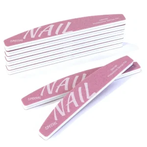 Gelsky 100 180 Nail Shine Buffer Customized Manicure Tool Buffers and Files Professional Pink Nail Buffers