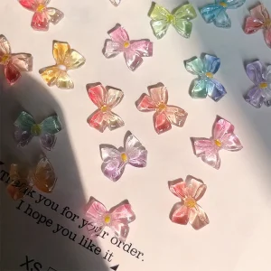 Glass 3D Cartoon Style Nail Art Accessories