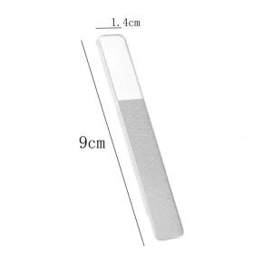 Glass Nail Buffer Professional Manicure Tools Washable and Reusable Transparent Nano Glass Nail File