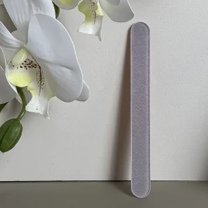 Gray Straight Shaped Nail File and Nail Buffer New Arrival Colorful Glass for Natural Nail Shine