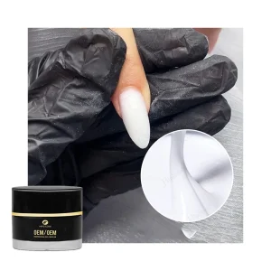 HEMA & TPO FREE Super White 3 in 1 Builder Nail Gel Super White Nail Extension Hard Nails Gel UV Construction Gel Sample