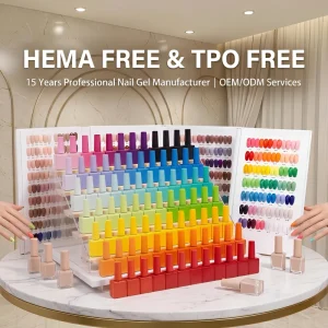 HEMA & TPO Free UV Gel Nail Polish 15ml French Designer Eco Friendly For Female Beauty Professional Use 5000+ Colors