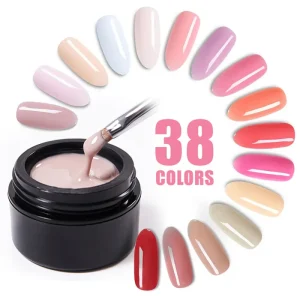 HEMA free Perfect Nail Liquid Gel Builder In A Bottle 38 Colors Nude Acrylic Extension Liquid Gel Self leveling