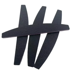 Half Moon Shape Double Mini Disposable Nail File EVA 100 180 Grit for Nail Polishing Buffer Manicure Pedicure Tools
