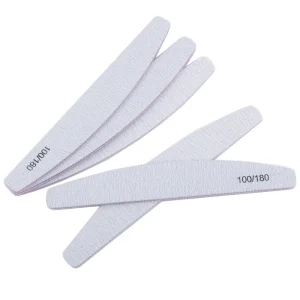 Half Round Washable Professional Nail Files and Buffers Nail Files 100 180 for Custom Nails