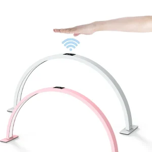 Hand Gesture Controlled LED Manicure Lamp Desk Moon Light Salon Professional Equipment Desktop Nail Light