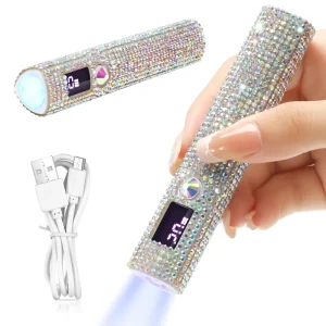 Handheld Nail Dryer Lamp UV LED Nail Curing All Gel Polish Nail Art Tool USB Rechargeable Quick Dry Nail Lamp